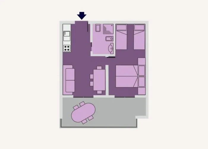 Apartment Vibrant With Pool-beahost